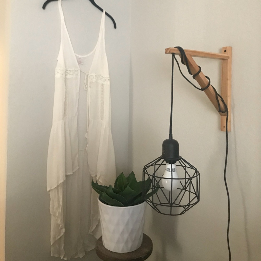 Tank kimono with tie in front